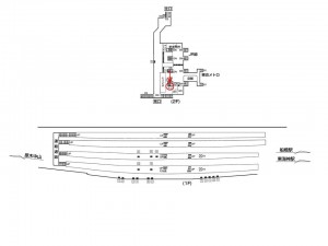 東京メトロ／西船橋駅／東西線／№21駅看板・駅広告、位置図