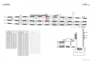 西武　鷺ノ宮駅／駅だて大型ボード／№80駅看板・駅広告、位置図