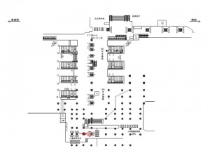JR／東京駅／中央通路／№191駅看板・駅広告、位置図