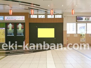 高崎駅在来線改札口前J-spotビジョン 15秒放映