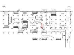JR／宇都宮駅／本屋改札内／№50駅看板・駅広告、位置図