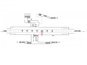 東京メトロ／末広町駅／銀座線／№10駅看板・駅広告、位置図