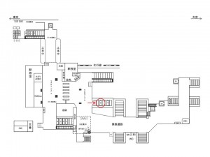 JR／南浦和駅／本屋橋上／№30駅看板・駅広告、位置図