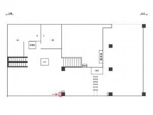 JR/南多摩駅/本屋口/№3駅看板・駅広告、位置図
