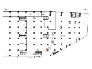 JR／神田駅／北改札／№2駅看板・駅広告、位置図