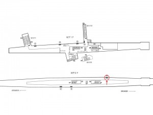 埼玉高速鉄道　戸塚安行駅／／№10駅看板・駅広告、位置図