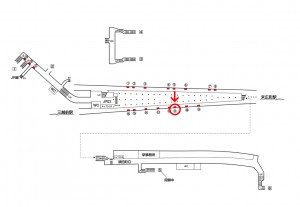 東京メトロ／神田駅／銀座線／№11駅看板・駅広告、位置図