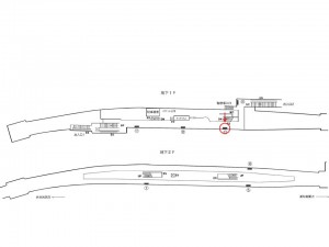埼玉高速鉄道 新井宿駅//№13駅看板・駅広告、位置図