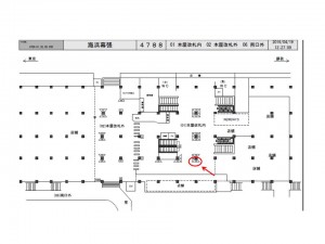 JR／海浜幕張駅／本屋改札内／№29駅看板・駅広告、位置図