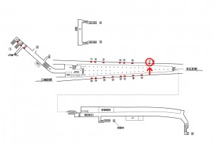 東京メトロ／神田駅／銀座線／№7駅看板・駅広告、位置図