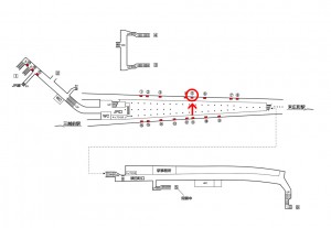 東京メトロ／神田駅／銀座線／№5駅看板・駅広告、位置図