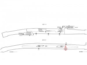 埼玉高速鉄道 新井宿駅//№5駅看板・駅広告、位置図