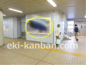 千葉都市モノレール　市役所前駅／ラチ内側壁面／№1駅看板・駅広告、写真2