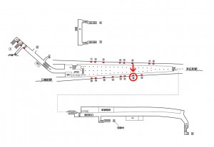 東京メトロ／神田駅／銀座線／№10駅看板・駅広告、位置図