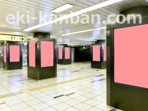 東京メトロ／大手町駅／MCV 単駅ロール1week 大手町（全エリア）№1駅デジタルサイネージ・駅広告、写真2