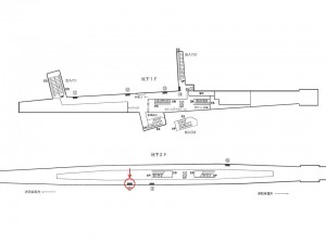 埼玉高速鉄道 戸塚安行駅//№2駅看板・駅広告、位置図