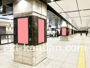 東京メトロ／大手町駅／MCV 単駅ロール1week 大手町（全エリア）№1駅デジタルサイネージ・駅広告、写真4