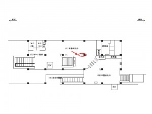 JR／葛西臨海公園駅／本屋改札内／№9駅看板・駅広告、位置図