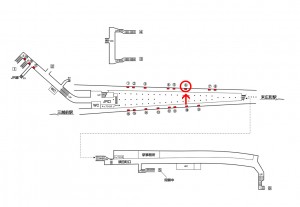 東京メトロ／神田駅／銀座線／№6駅看板・駅広告、位置図
