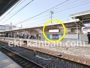 東武　一ノ割駅／／№004駅看板・駅広告、写真2