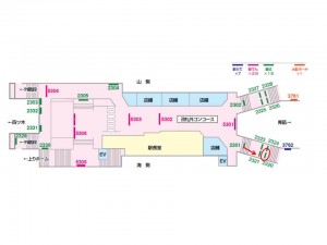 京成　立石駅／／№2320駅看板・駅広告、位置図