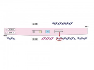 京成　八幡駅／／№1102駅看板・駅広告、位置図