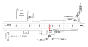 東京メトロ／田原町駅／銀座線／№11駅看板・駅広告、位置図