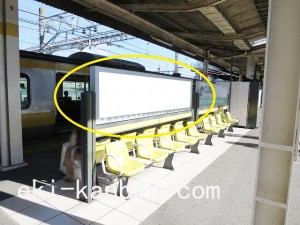 JR／幕張本郷駅／ホーム№B01＆B02№02駅看板・駅広告、写真1