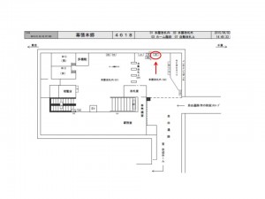 JR／幕張本郷駅／本屋改札外／№20駅看板・駅広告、位置図