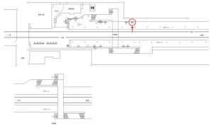東武　八木崎駅／／№507駅看板・駅広告、位置図