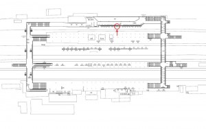 東武　春日部駅／／№327駅看板・駅広告、位置図