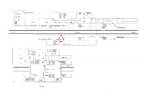 東武　豊春駅／／№508駅看板・駅広告、位置図