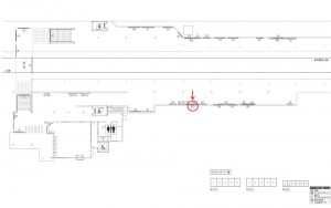 東武　一ノ割駅／／№002駅看板・駅広告、位置図