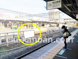 東武　春日部駅／／№407駅看板・駅広告、写真3