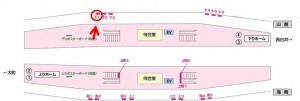 北総　新鎌ヶ谷駅／下／№1駅看板・駅広告、位置図