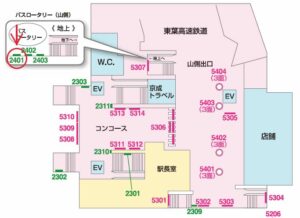 京成　勝田台駅／／№2401駅看板・駅広告、位置図