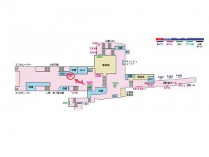 京成　高砂駅／／№5301駅看板・駅広告、位置図