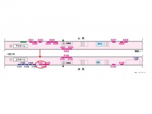 京成　立石駅／／№5101駅看板・駅広告、位置図