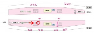 北総　新鎌ヶ谷駅／上階／№3駅看板・駅広告、位置図