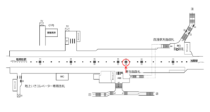 東京メトロ／田原町駅／銀座線／№10駅看板・駅広告、位置図