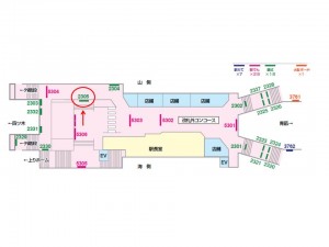 京成　立石駅／／№2305駅看板・駅広告、位置図