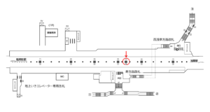 東京メトロ／田原町駅／銀座線／№5駅看板・駅広告、位置図