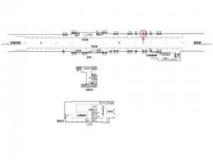 東京メトロ／葛西駅／東西線／№18駅看板・駅広告、位置図