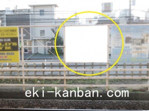 京成　船橋競馬場駅／／№1104駅看板・駅広告、写真1