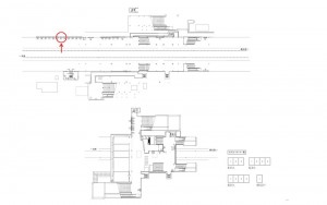 東武　武里駅／／№341駅看板・駅広告、位置図