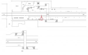 東武　八木崎駅／／№502駅看板・駅広告、位置図