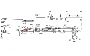 東京メトロ／大手町駅／東西線／№42駅看板・駅広告、位置図