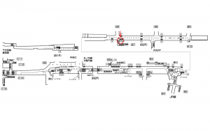 東京メトロ／大手町駅／東西線／№59駅看板・駅広告、位置図
