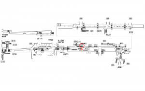 東京メトロ／大手町駅／東西線／№48駅看板・駅広告、位置図