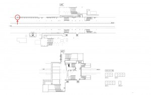 東武　武里駅／／№335駅看板・駅広告、位置図